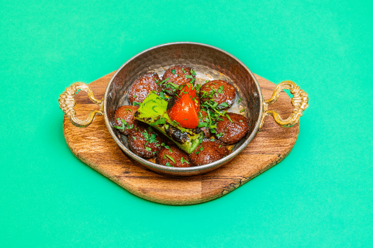 Pan-fried sucuk